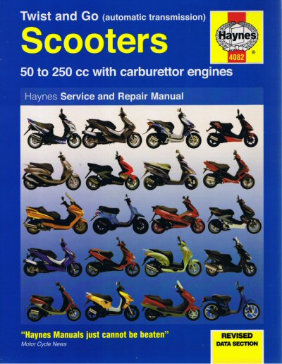 Haynes 50cc-250cc Automatic Scooter Manual